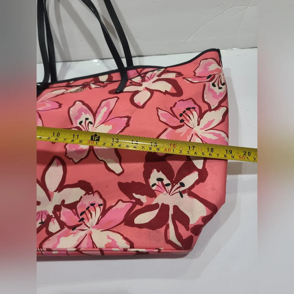 Kate Spade Floral Pink Diaper Tote Bag 19×13×7 in.